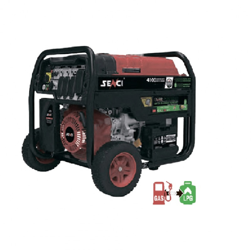 Генератор двопаливний (газ/бензин) SENCI SC 4000 E (D)
